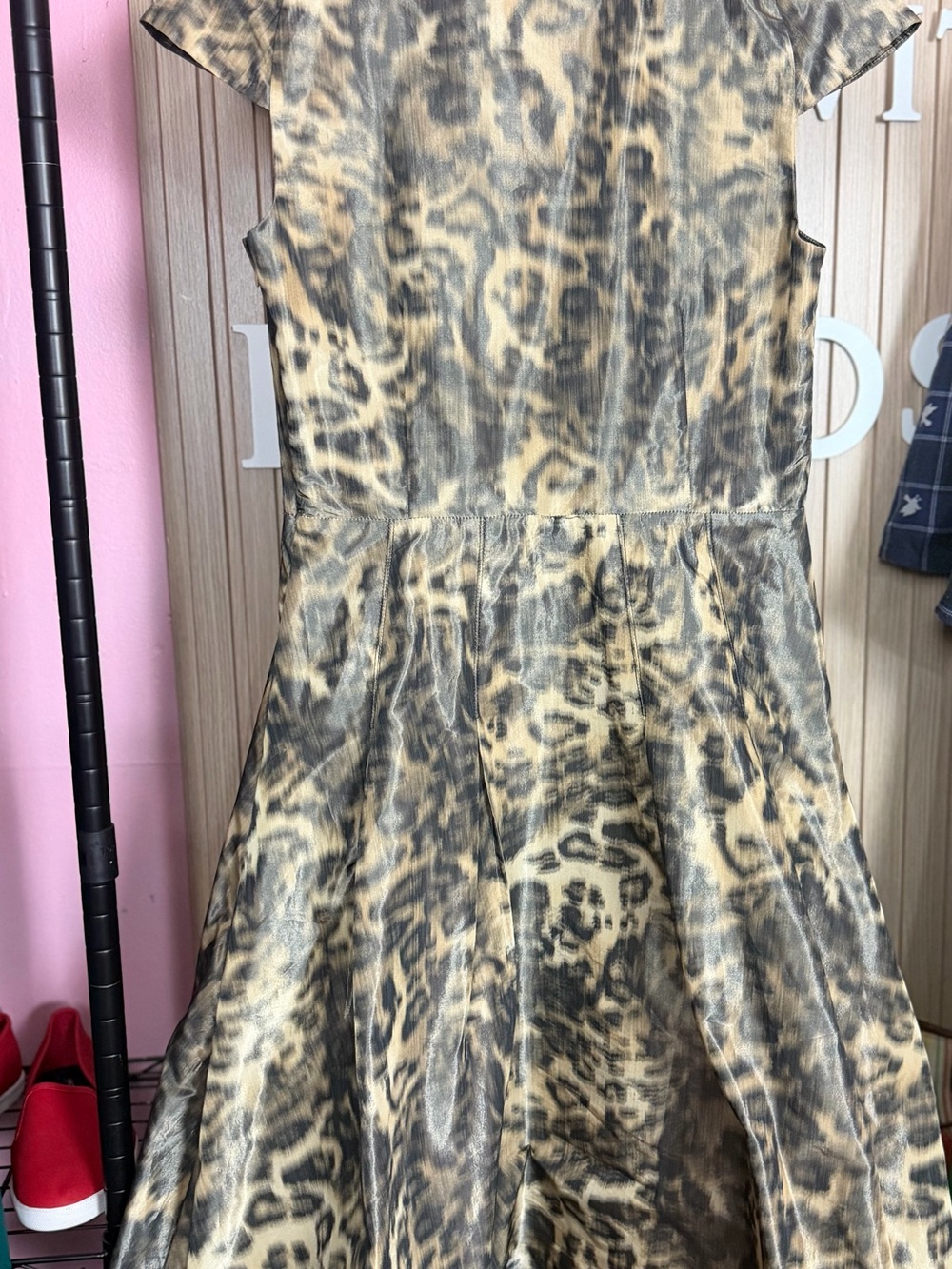 🔥 RARE L.A.M.B. BY GWEN STEFANI LEOPARD DRESS • SIZE 6 🔥 - Picture 11 of 15